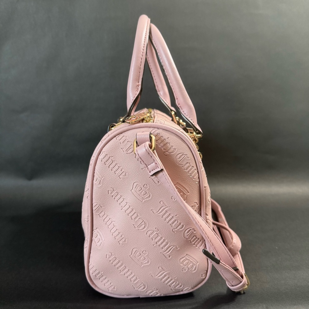 Juicy Couture Not Your Babe Satchel Crossbody Bag Color Dusty Blush - Picture 5 of 6